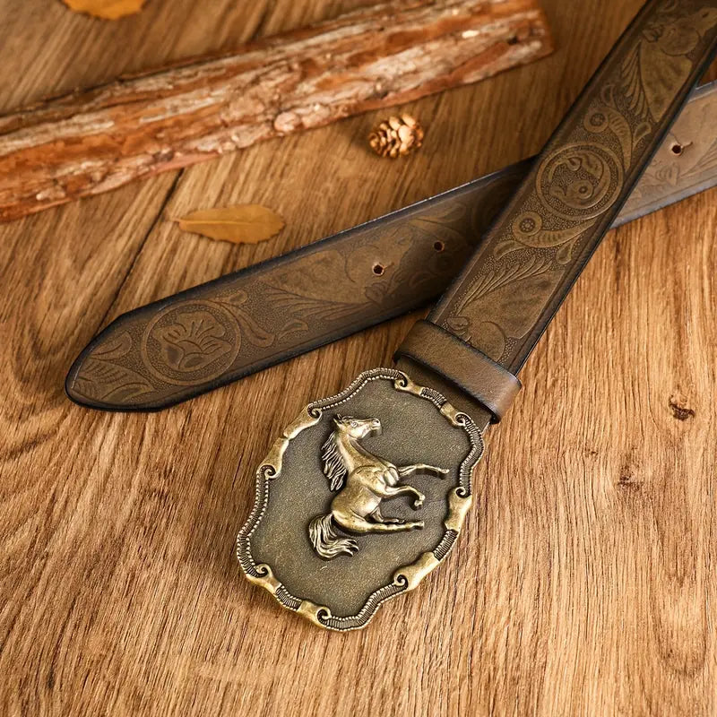 Western horses belt