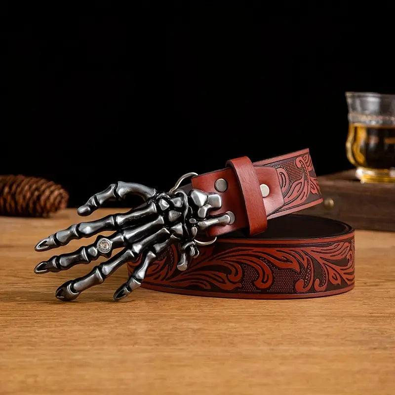 Gothic style ghost claws belt