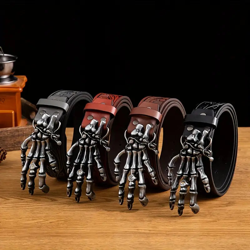 Gothic style ghost claws belt
