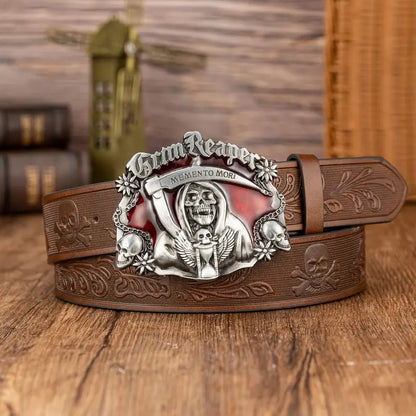 Halloween skull belt