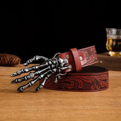 Gothic style ghost claws belt