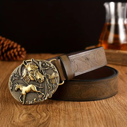 Western horses belt